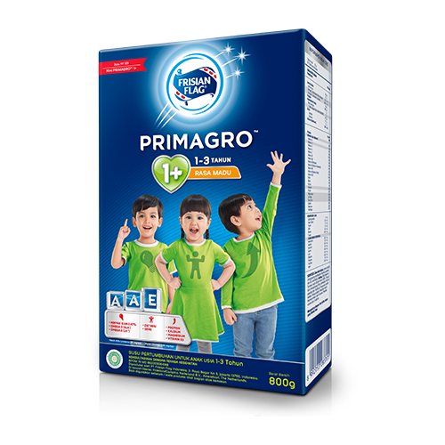 Susu Pertumbuhan Frisian Flag Primagro 1+, mengandung DHA lebih tinggi, dukung AKAL CERMAT!